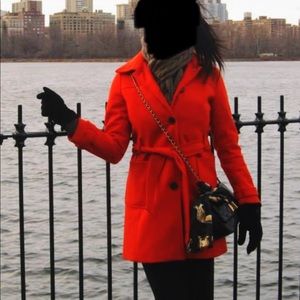 Banana Republic Coat Red/Orange